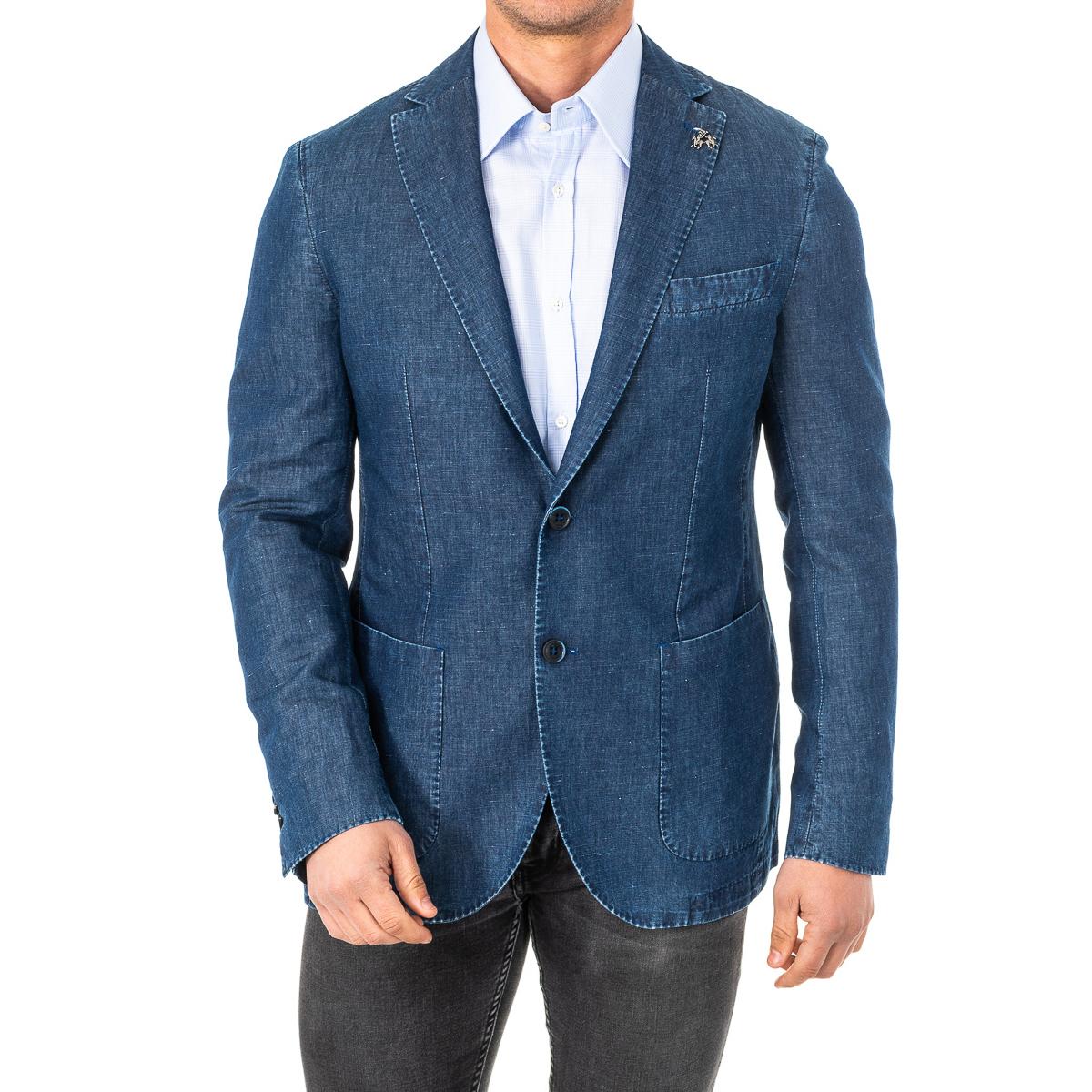 

Men s long-sleeved blazer with lapel collar JMJA07