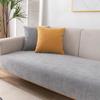 Simple Solid Color Sofa Cover Four Season Universal Living Room Dustproof Seat Mat Fashion Removable Corduroy Protector Cushion