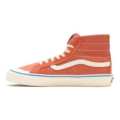 Sk8 138 Decon Sf Retro Casual Lightweight Breathable High-Top Skate Shoes Unisex Sneakers Orange VN0A3MV14UH