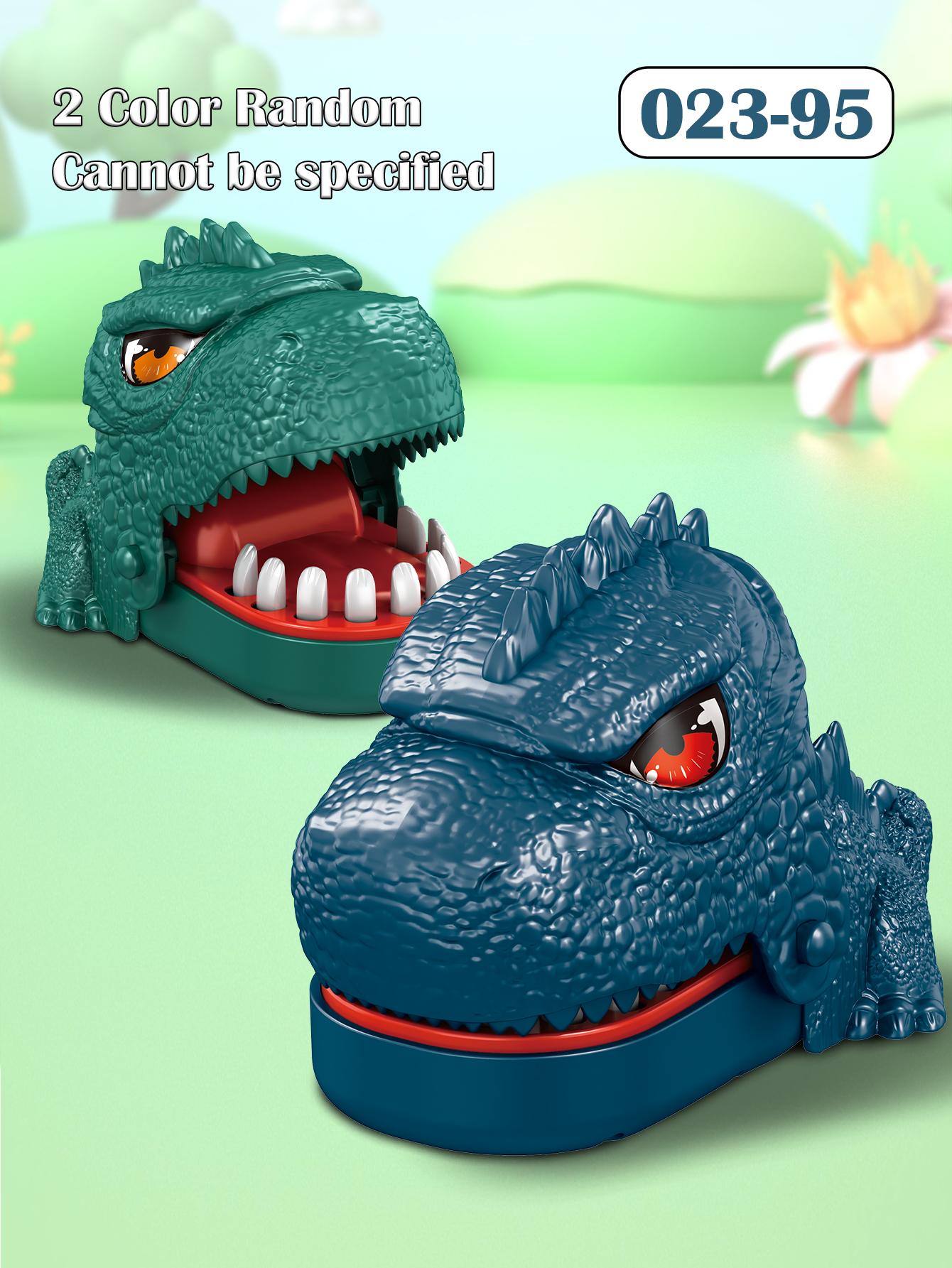 Игрушки Динозавры Кусающие Пальцы, Настольная игра Стоматолог, Игра с подвохом, Случайный механизм, Подарки для мальчиков и девочек, Цвет случайный OneSize синий