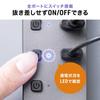 Sanwa Direct USB 7 Ports X 5 X USB Individual USB AC Adapter Hub, Type-C Connection, (2 USB-C / USB-A), Self-Powered Charger, Switches, 3.2/5Gbps,