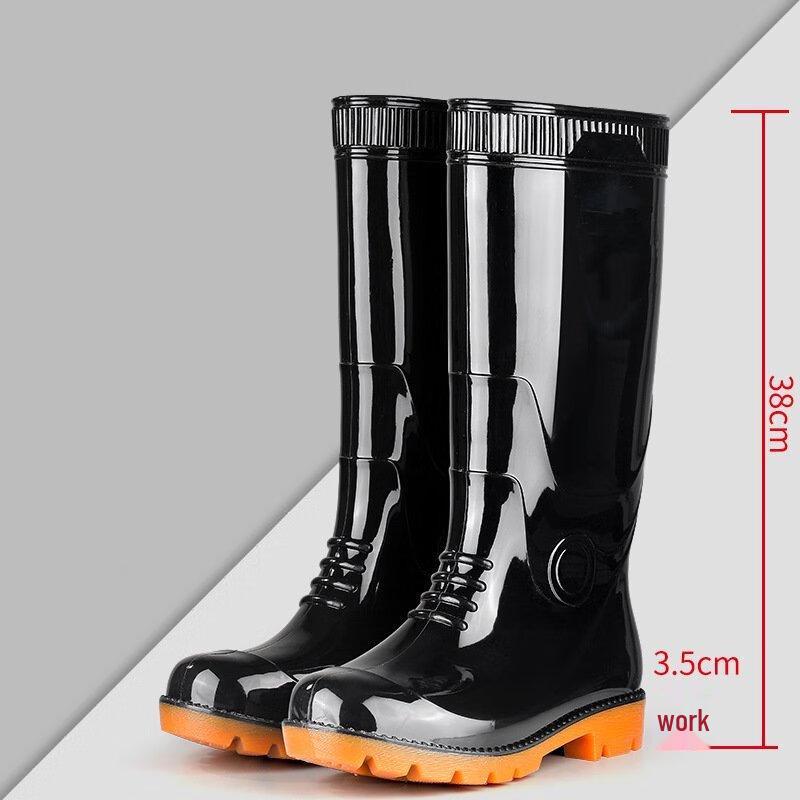DAXTE Modell 822 Verdickte High-Top Arbeits-Regenstiefel