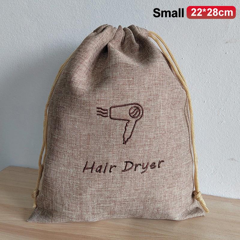 Portable String Bags Hair Dryer Bag Travel Bag For Hair Styling Tools Hair Dryer Organizer Hair Dryer Tools Blow Dryer Bag