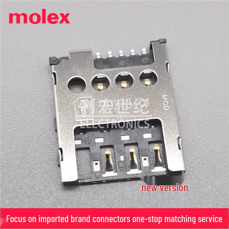 Molex 78646-3001 Micro-SIM Push-Type 6-Pin Card Holder 1500+ pcs Bulk