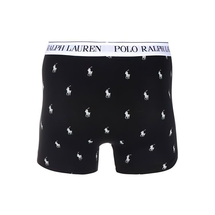 Polo Ralph Lauren SS22 Striped All Over Logo Print Boxer Briefs 5 Pack Men Underwear 714864292-004