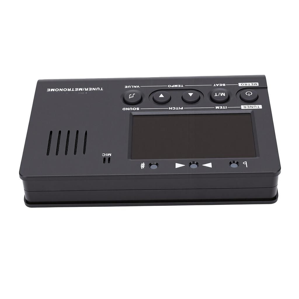 3-in-1 Digitales Metronom Stimmgerät für Instrumente Gitarre Violine Bass Ukulele Trompete Flöte Klarinette Präzise Chromatisch