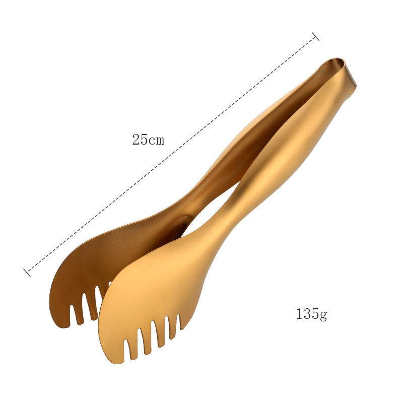 Stainless Steel BBQ & Baking Tongs for Meat, Cake, and Bread