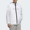 Adidas Wb Light Logo Printed Woven Hooded Jacket Men Jacket White FI8758