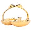 Jewelry Tray Elegant Swan Zinc Alloy Simple Lines Fine Plating Glossy Durable Fadeless Widely Used