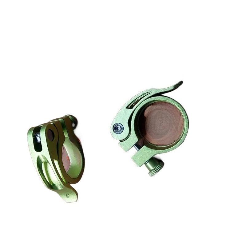 1 pair Mountain Bike Seat Post Clamp Road Bike Quick Release Tube Clamp Aluminum Alloy Bicycle Seat Tube Accessories seatpost clamp