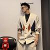 Cardigan en maille tendance coupe ample pour homme - Style Hong Kong High Street Printemps