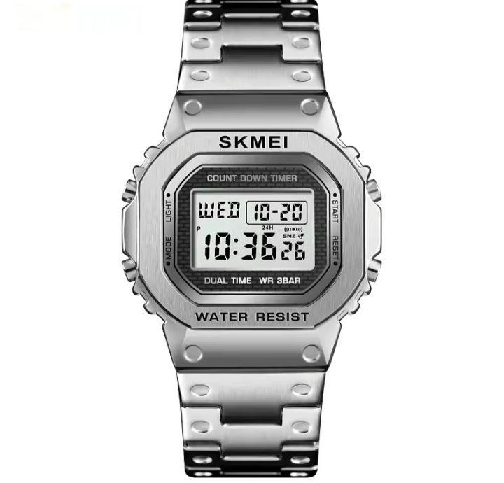 [USED] Full Metal Digital Watch G&Shock Homage Imported Men's Cassette Cassette