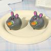Mini Cute Rabbit Friction Pull Back Toy Cars 2/10 Pcs Cartoon Animal Vehicles for Toddlers Indoor Outdoor Play Gifts