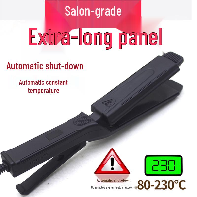 

Large Plate LCD Hair Straightener - Perfect for Perms and Barber Shops Straightener