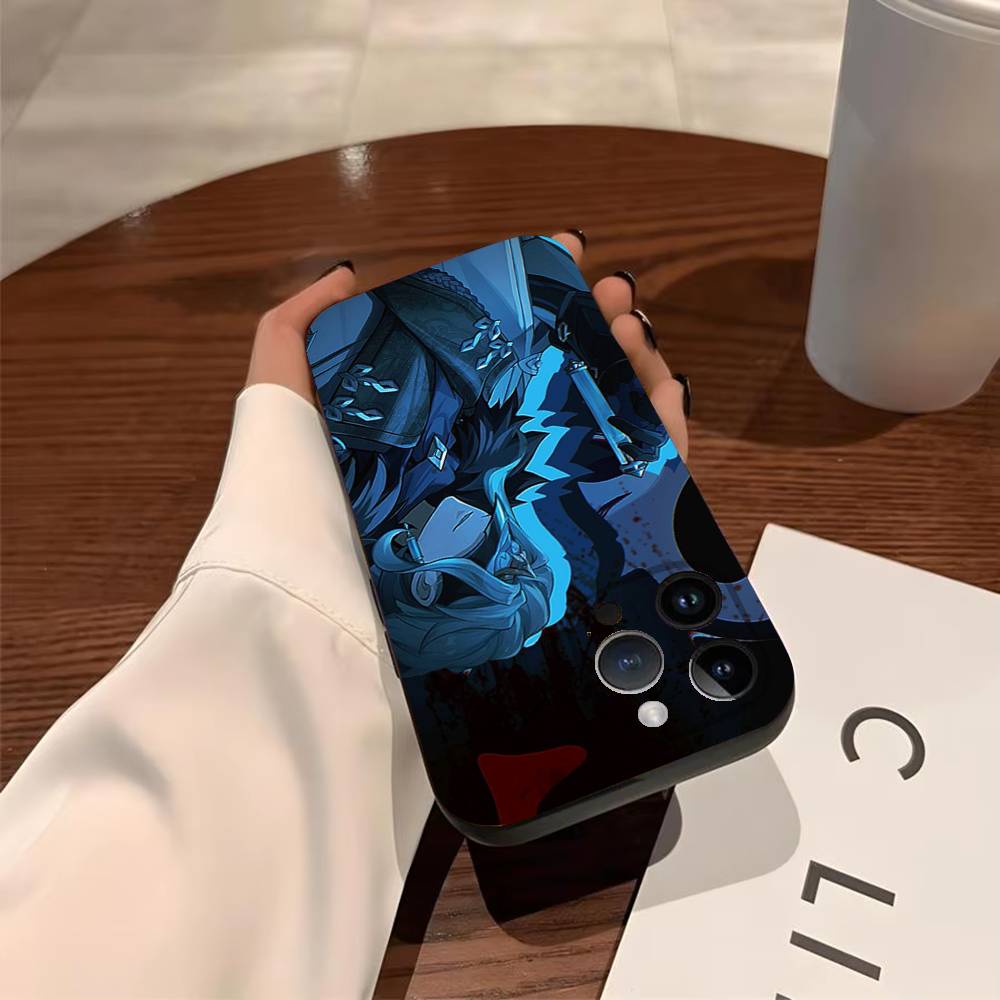 

G-Genshin Impact D-Dottore Чехол для телефона для iPhone 17,16,15,14,13,12,11,Pro,Max,Plus Ударопрочный чехол iPhone13mini