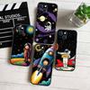 MH15 Astronaut Space Moon Phone Shell for Samsung S20 S21 S22 S23 S24 FE Ultra Plus Lite S21S A55 A07 A17 F06 F16 M06 M16 M56 A36 A37 A57