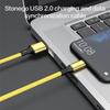 Fast Charging Nylon Braided USB C To Micro USB Data Sync Cable 25CM Compatible with Smartphones Tablets Durable and Flexible