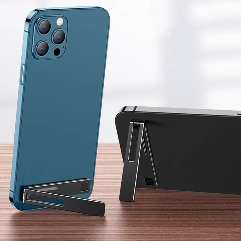 

Ультратонкий Минималистичный Держатель для Мобильного Телефона Металлический Складной Наклейка на Заднюю Панель Держатель для Телефона на Рабочий Стол Портативная Мобильная Подставка Подставка для Телефона чёрный