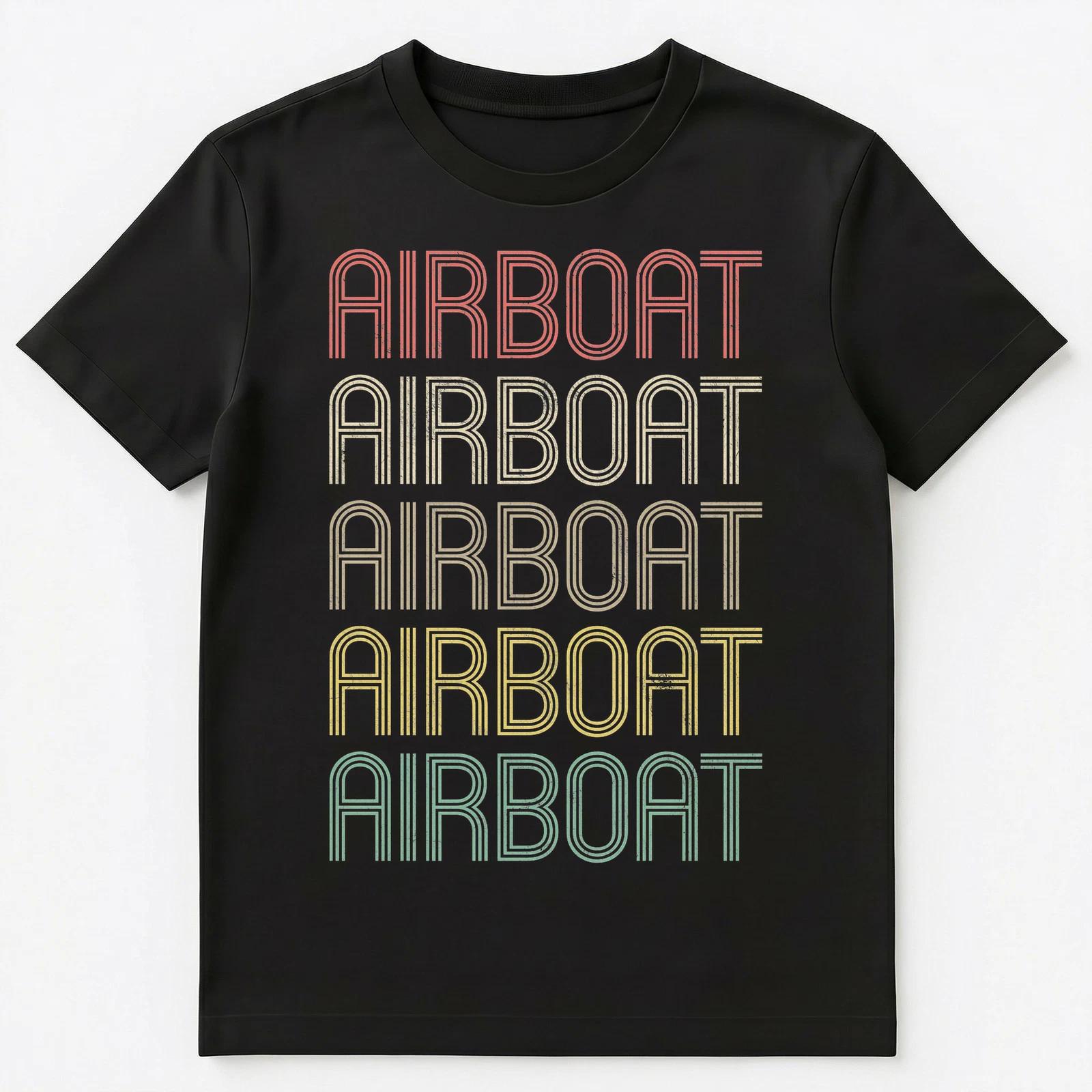 

Airboat Retro Style Airboating Unisex T-Shirt L