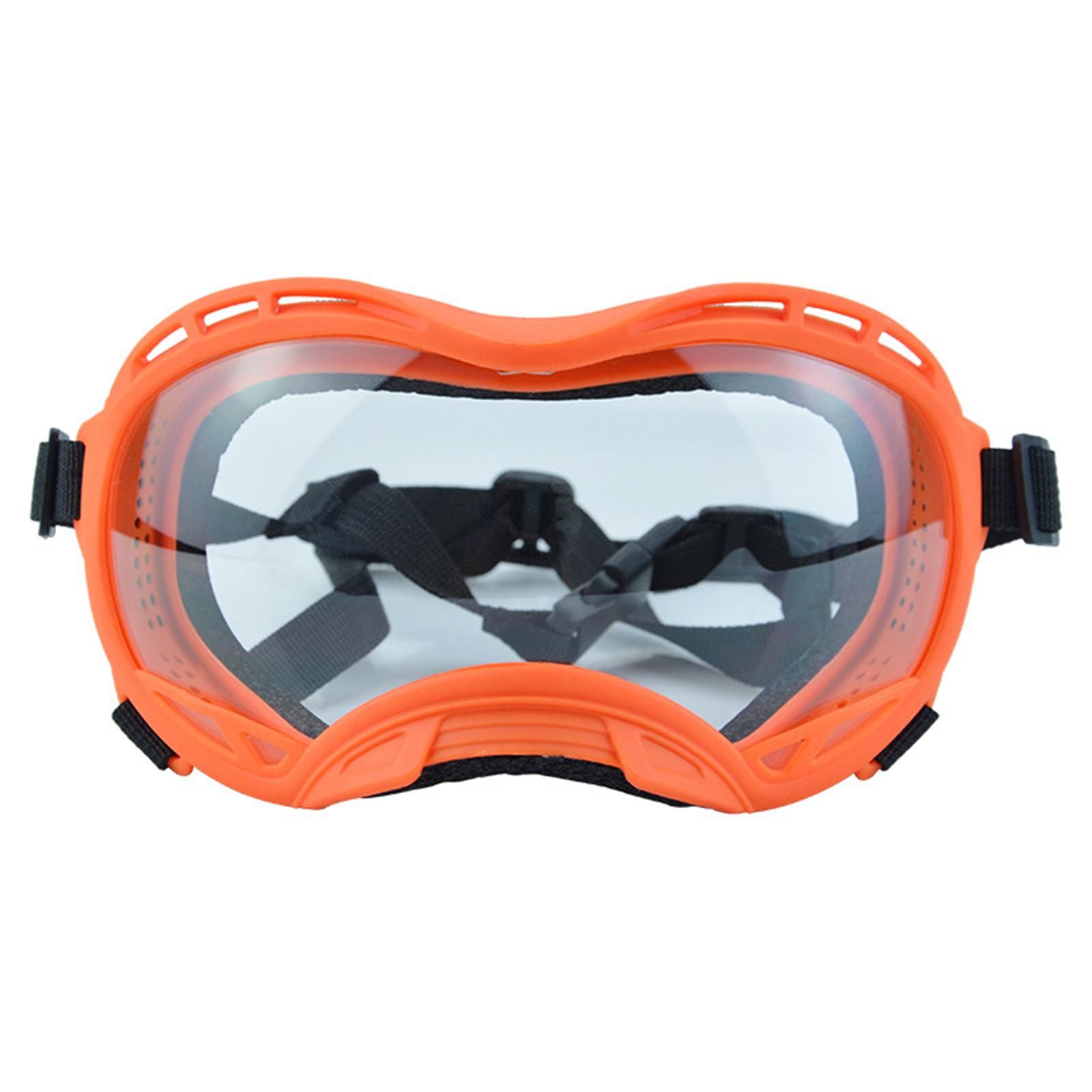 Windproof Soft Pet Dogs Glasses for Snow Sports Dogs Snow Eyes Protections Anti-UV Eye Wear Goggles for Hot Summer