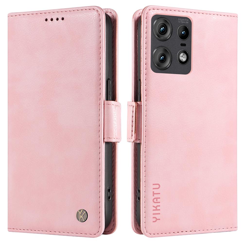 YIKATU YK-007 For Motorola Edge 50 Pro 5G Case Litchi Texture Phone Leather Cover