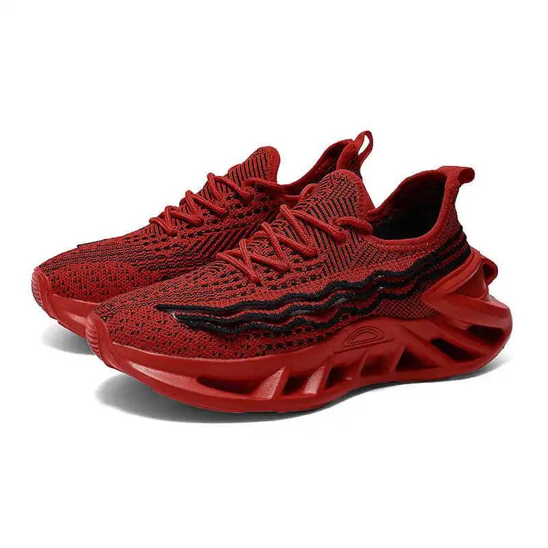 Laced Demi-season Red Shoes Sneakers Loafers Tennis Brands Luxury Brand Sneakers Womens Sports Tensi Sporty Pie Imported