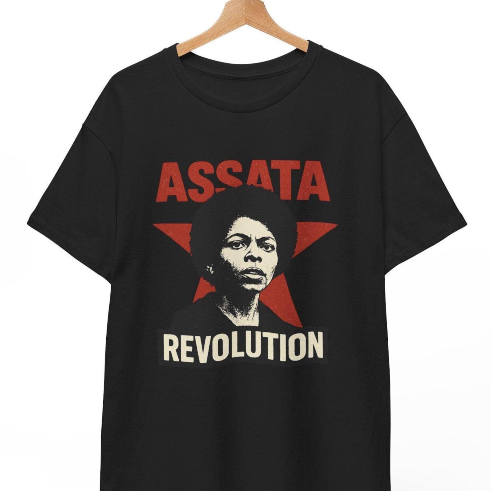Assata Shakur Revolution T-Shirt: Activist Graphic Tee M