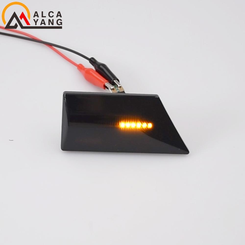 Car Led Dynamic Turn Signal Light For Opel Vectra C 2002-2008 Signum 2003-2008 Side Marker Fender Lights Blinker Indicator LampTurn Signal 2