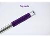 Stainless Steel Flat Mop Handle 22mm - Reinforced Replacement Dust Rod