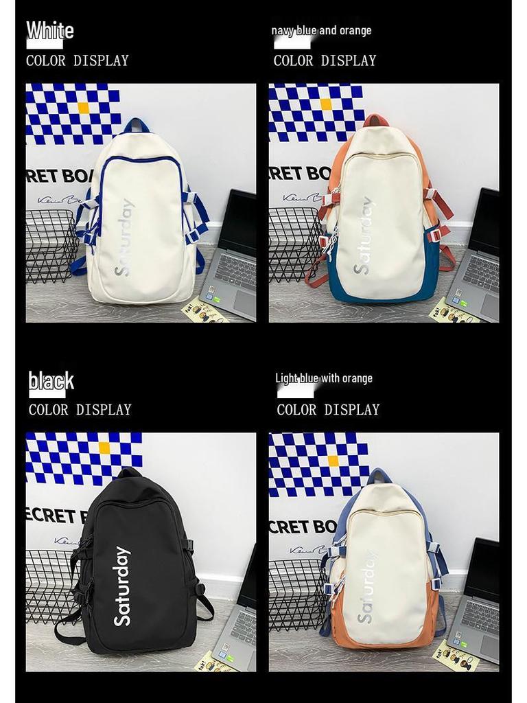 Women's Ins Style Backpack: Large Capacity, Japanese & Korean-Inspired, Perfect for Middle, High School & College Students
