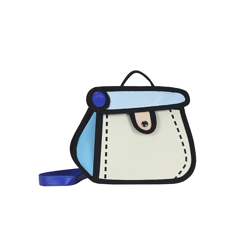 POLYESTER 2D Polyester Square Shoulder Bags Cute Color Matching Women's Bags Sale 2026 Brand Casual Design Sense Handbags