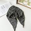 Exquisite Lace Edge Floral Hair Scarves Triangular Shabby Chic Head Wraps Romantic Flower Patterned Elegant Women Headwear