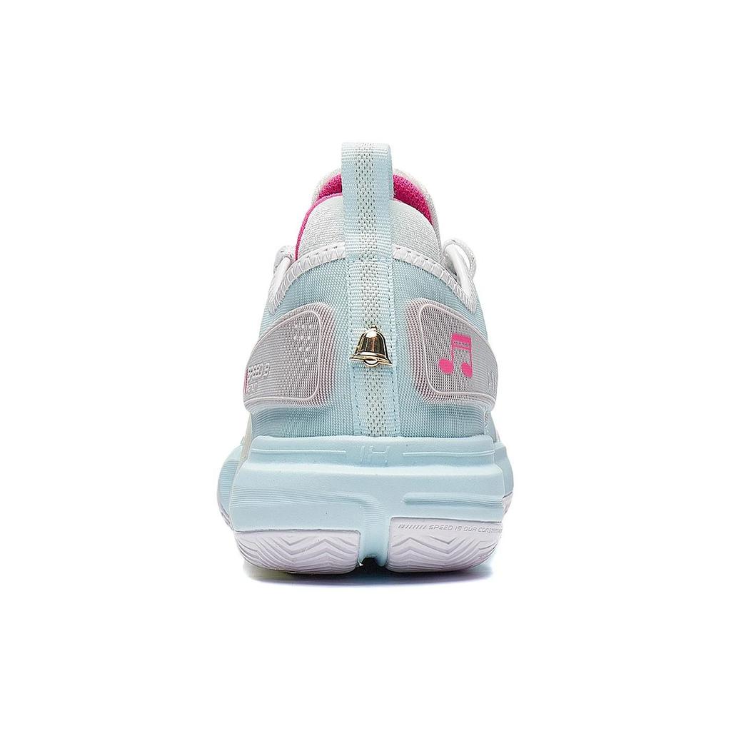 Li Ning Speed 9 Premium Comfortable Versatile Shock Absorbing Durable Low Top Basketball Shoes Men Sneaker Light-Blue ABAT015-1