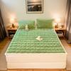 Winter Taft Velvet Mattress Topper Pad Fleece Bedspread Fold Non-slip Thin Tatami Mat Student Dormitory Bed Sheet Mattress Cover