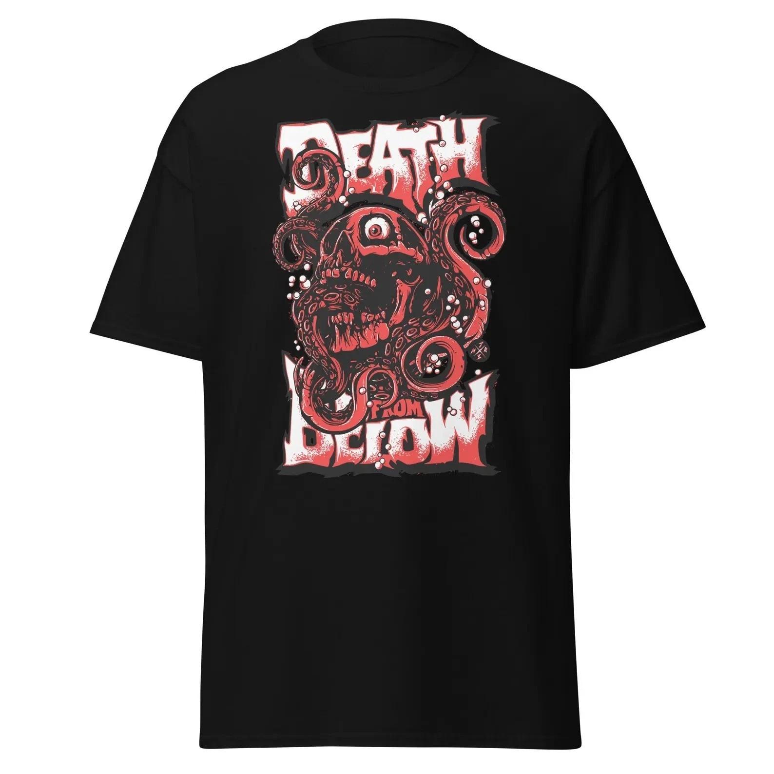 Unisex Adult Casual Music Death From Below Graphic T-Shirt Death Me... M