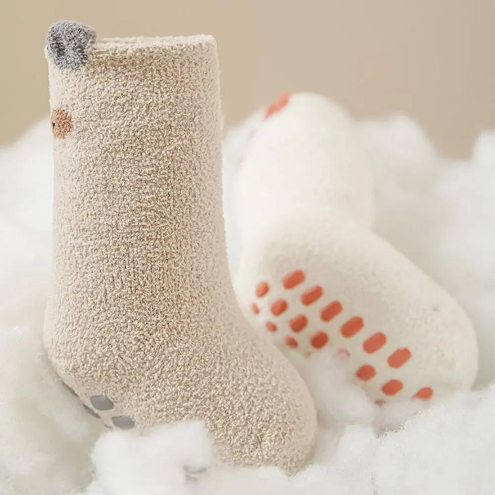 Fashion Winter Baby Socks Warm Soft Toddler Socks Cute Cartoon Thicken Anti Slip Socks Floor