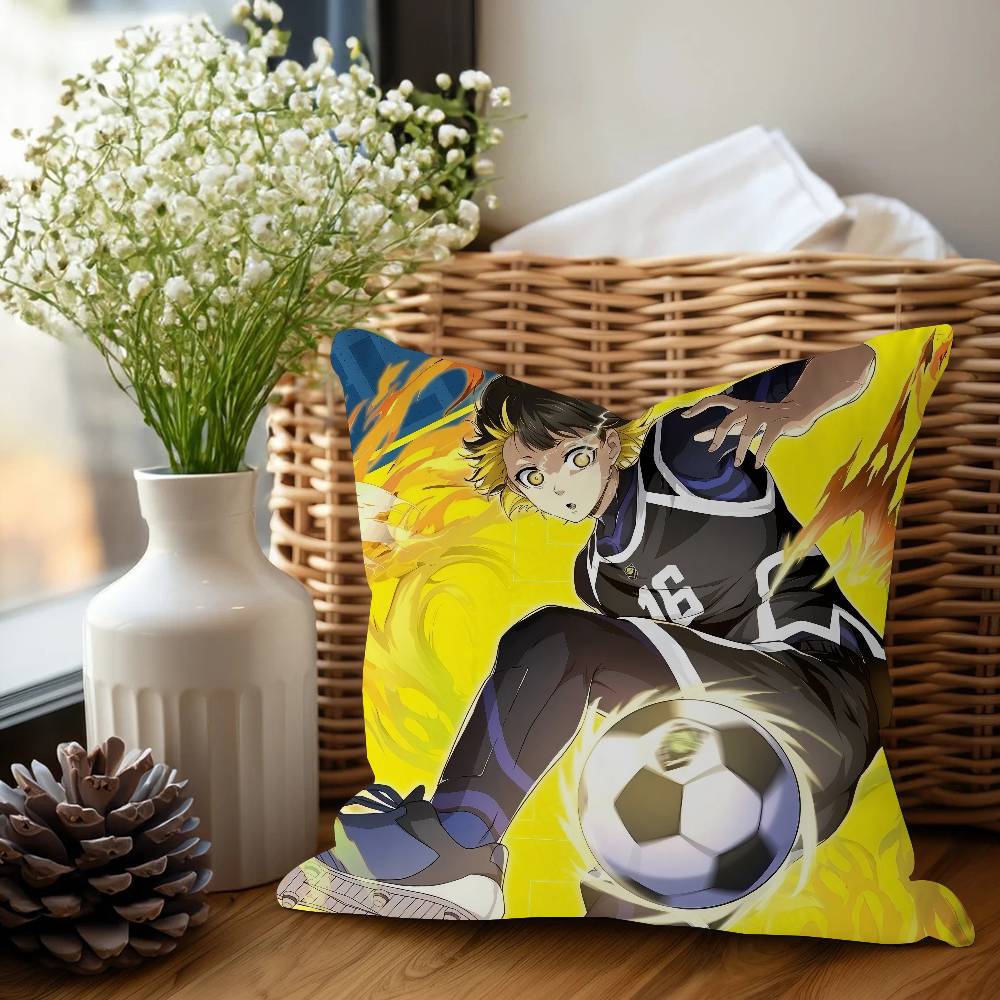 Bachira M-meguru Poduszka Poduszka Anime Poduszka na Sofę Poduszka Pod Głowę Poszewka na Poduszkę Poszewka na Poduszkę 45x45 Cm Moda