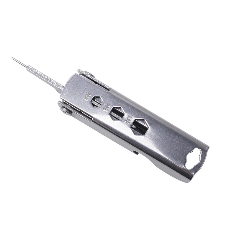 1Pcs 13-In-1 Portable Folding Tools Multi-Functional Stainless Steel Pocket Tool For Outdoor Emergency Repairs