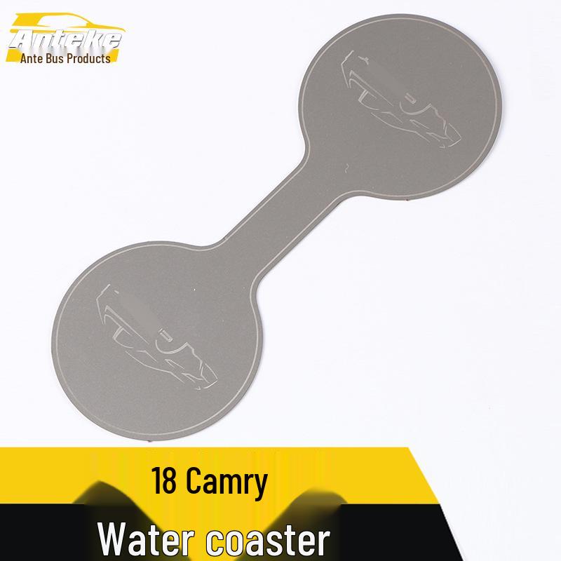 18-Model Camry Stainless Steel Cup Holder Decorative Panel Accessory