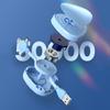 מיקרו USB/סוג C/IOS 3 ב-1 כבל נתונים נשלף כבל טעינה טלסקופי העברת נתונים