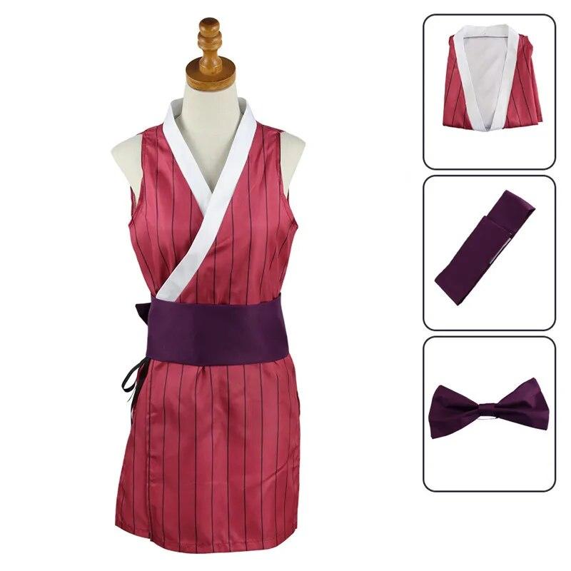 Anime Demon Slayers Suma Hinatsuru Makio Cosplay Costume Uzui Tengen Wives Wig Dress Suit Clothes Halloween Uniform Set