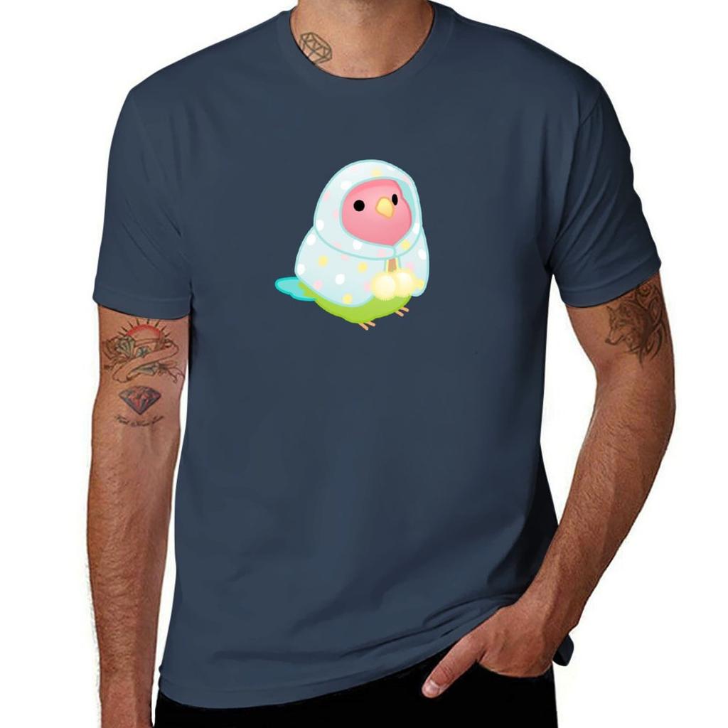 Chubby Hoodie Lovebird TShirt Holiday Party Tee Shirt