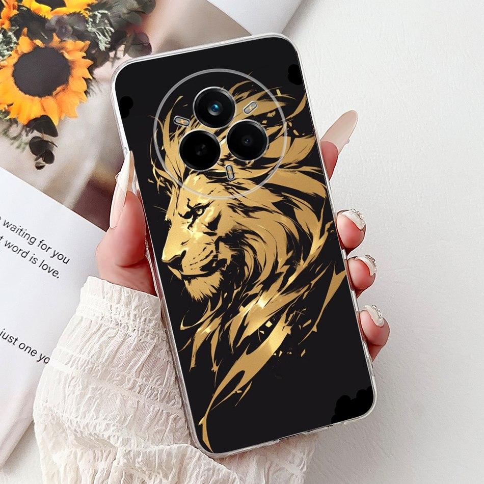 For Realme 14 Pro 14Pro+ Elegant Floral Cat Printed Phone Case For Realme 14 Pro Plus 14Pro 5G Soft Silicone TPU Cases