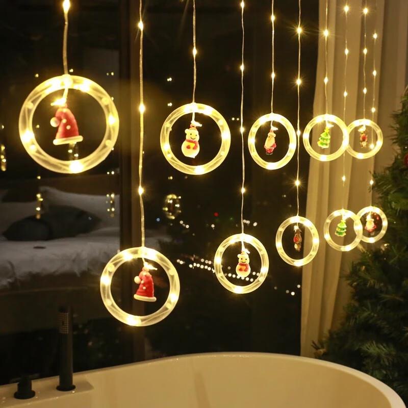 Christmas LED Star Curtain String Lights