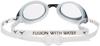 MIZUNO Swim Goggles with Prescription Lenses and Integrated 85YA92004 (Special Frame) Cushion, Silver,