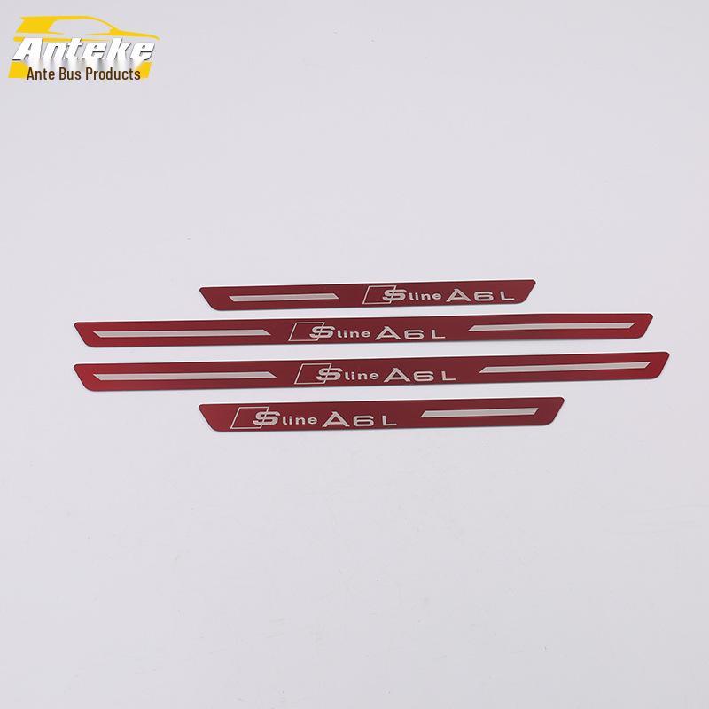 19 A6L Sill Trim Decorative Sequins & Welcome Pedal Protector