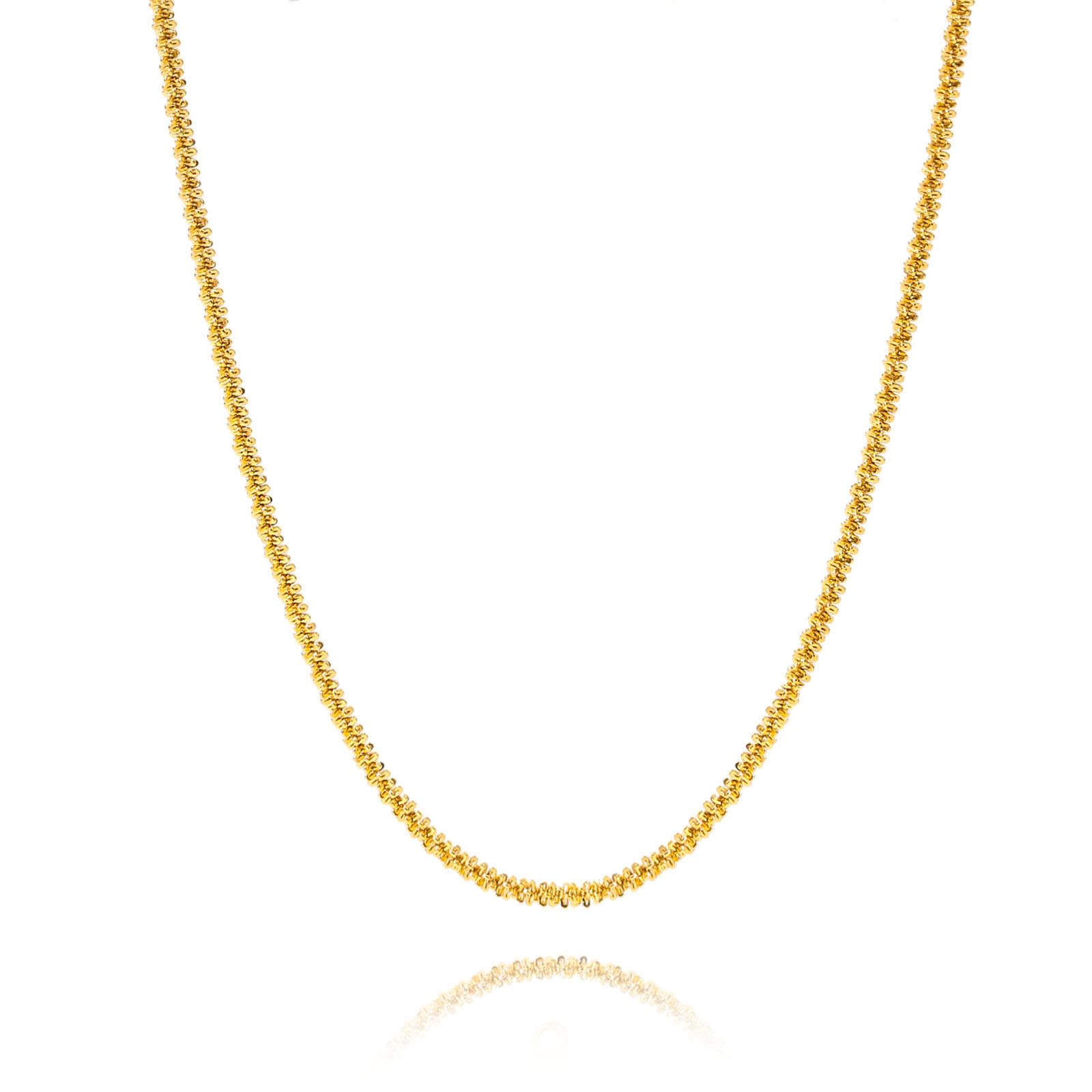 

[Lucliss] Chain Necklace, Sparkling Chain, Surgical Stainless Steel 316L, Gold