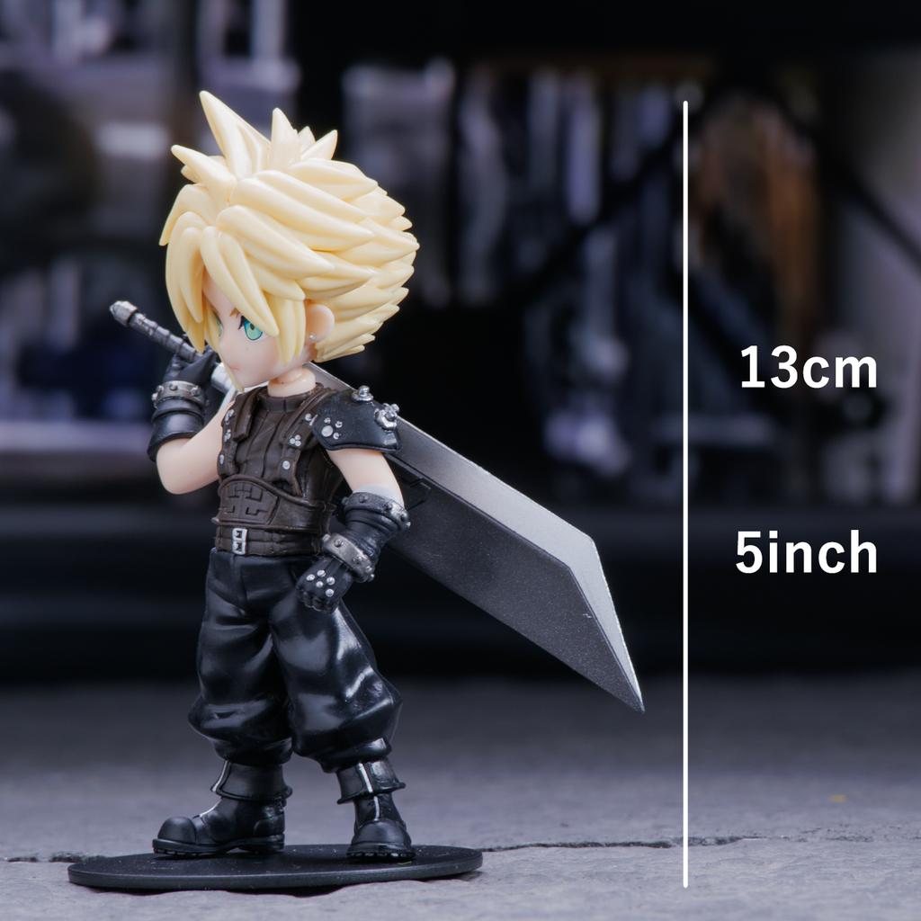 FINAL FANTASY Cloud Tifa Aerith zack Pose model, model statue, anime peripherals, small gifts, holiday gifts