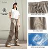 Anta Life Series Sports Simple Solid Color Straight Loose Breathable Casual Pants Men Bottoms Gray 952528505-3