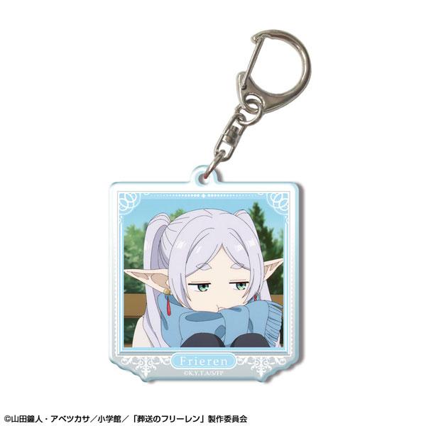 New Anime Frieren Beyond Journey's End Acrylic Action Figures Model Key Chain kawaii Pendant Accessories Decor Toy Gift 6CM